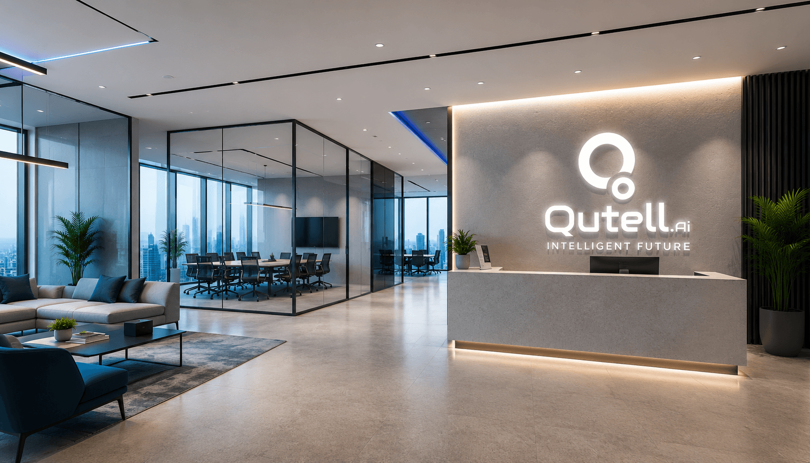 Inside a Qutell office